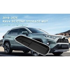 2019-2025 Toyota RAV4 Center Passenger Tray Glove Box Storage Organizer Black
